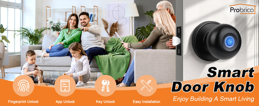 How to install Probrico Smart door knobs?