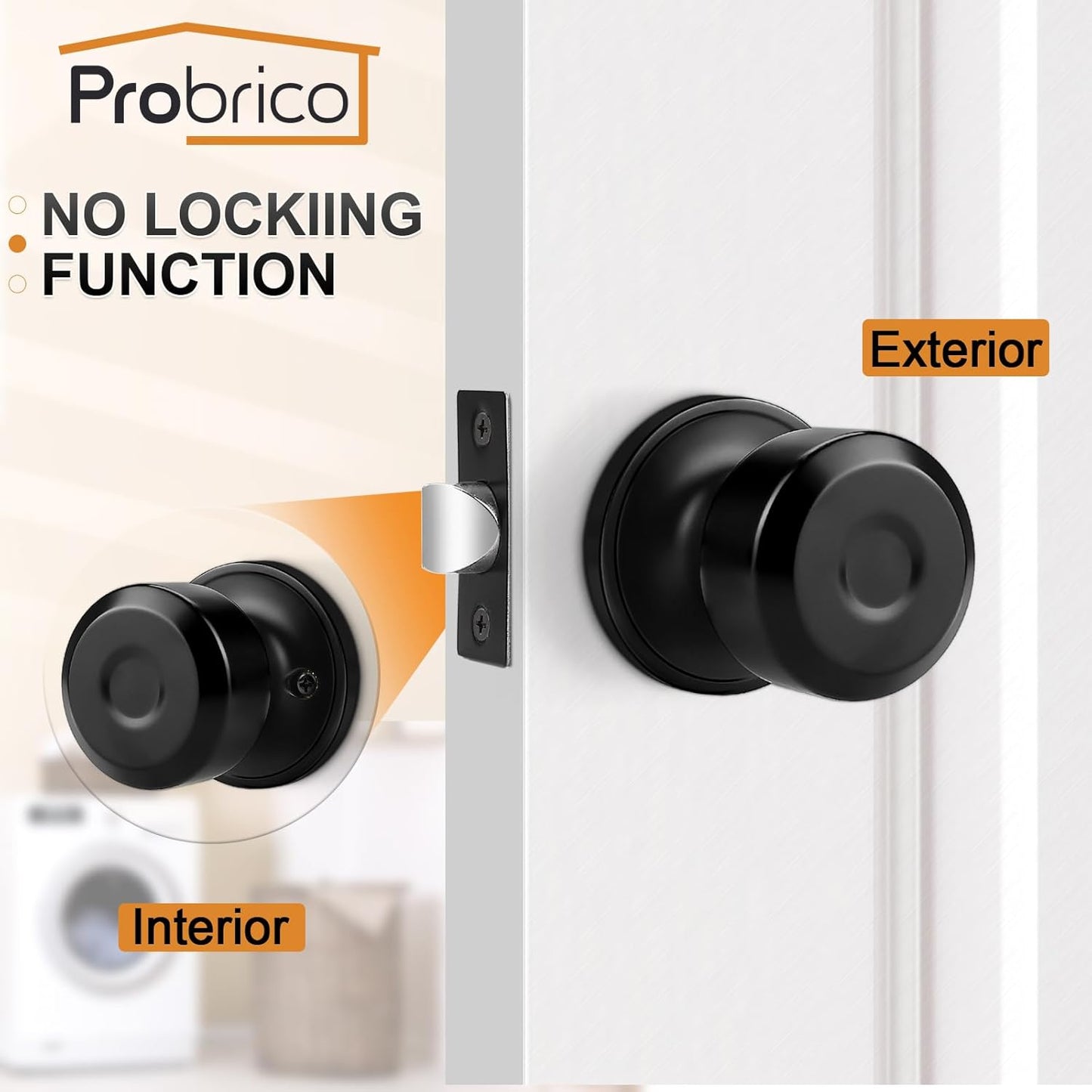 Solid Door Lock with Cylindrical Shape Handle