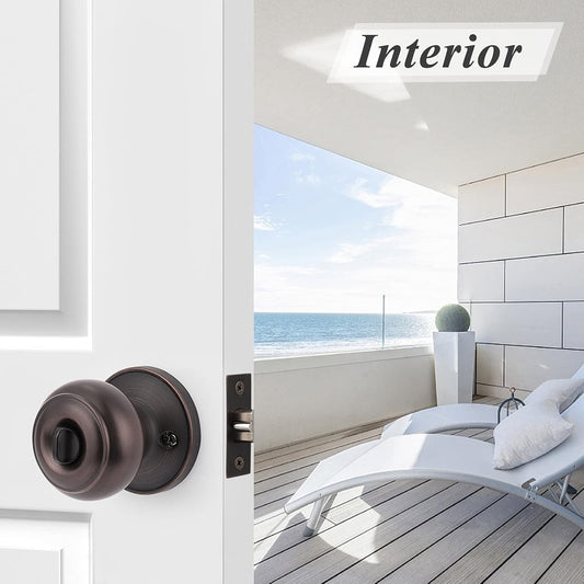 Keyed Entry Door Knob with Lock