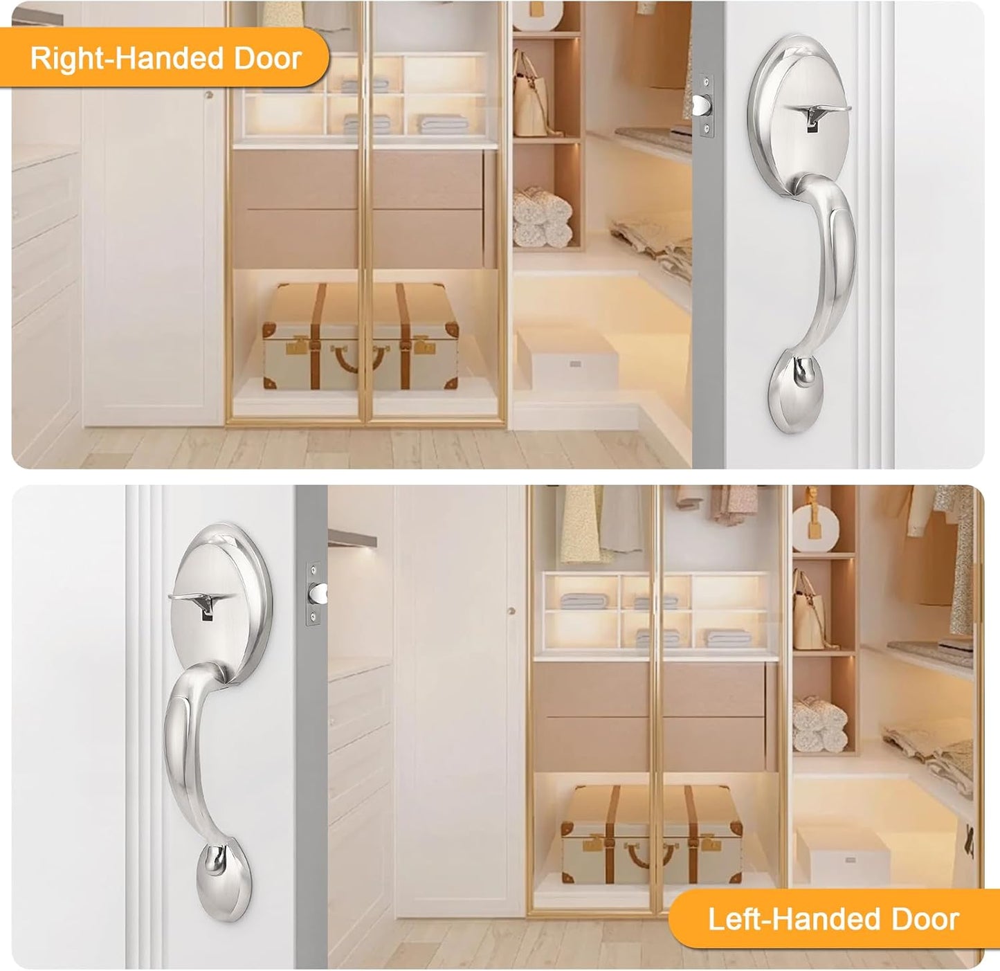 Entry Handleset with No Lock