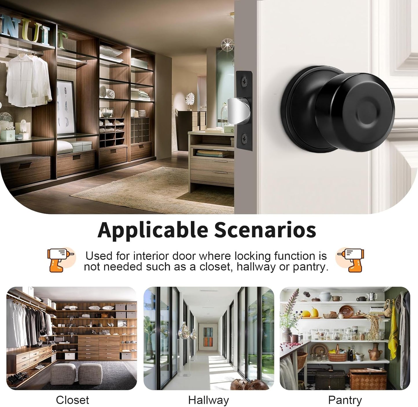 Solid Door Lock with Cylindrical Shape Handle
