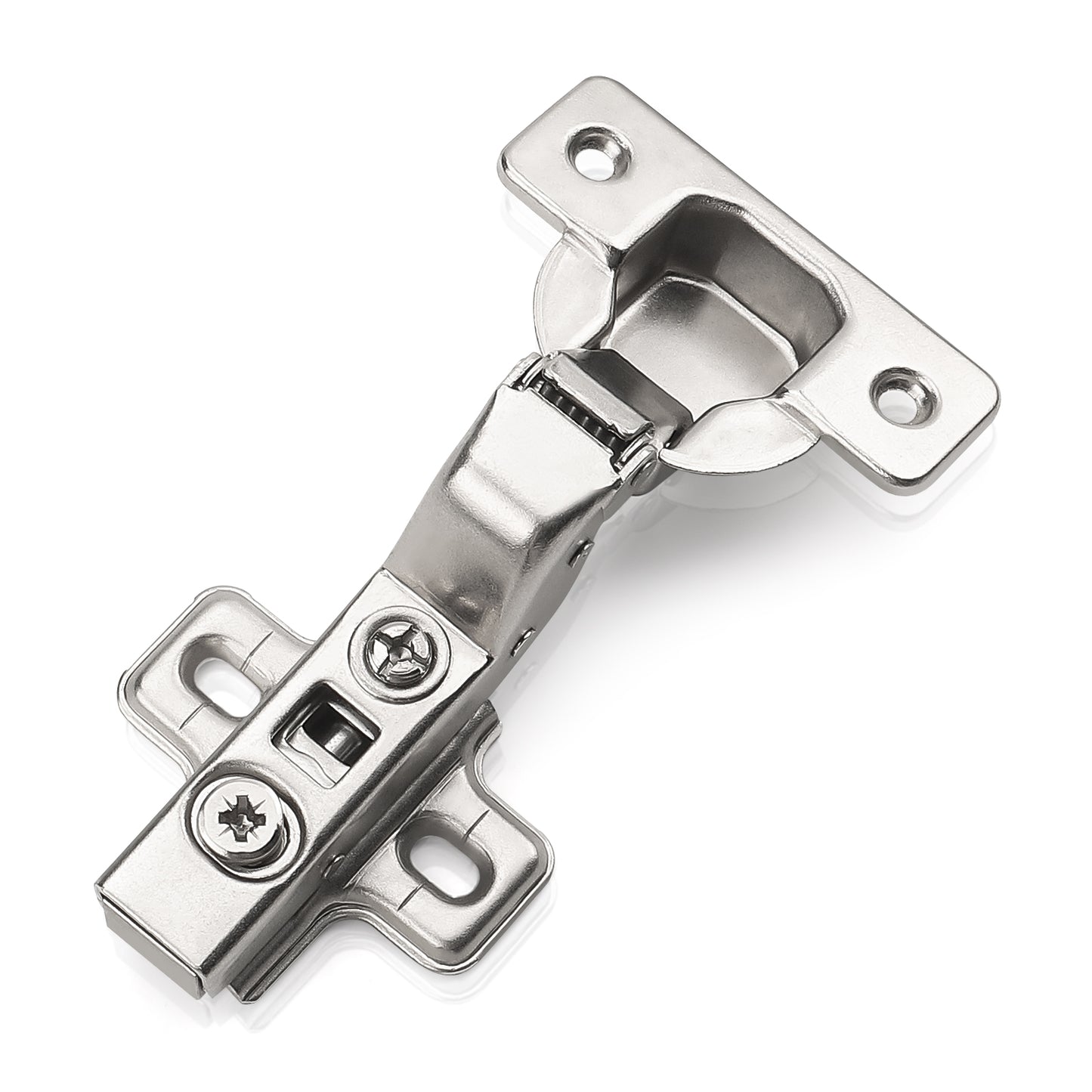 Probrico 1 Pair (2 Pack) Inset Cupboard Hinges,110 Degree Kitchen Cabinet Hinge Furniture Wardrobe Door Hinges