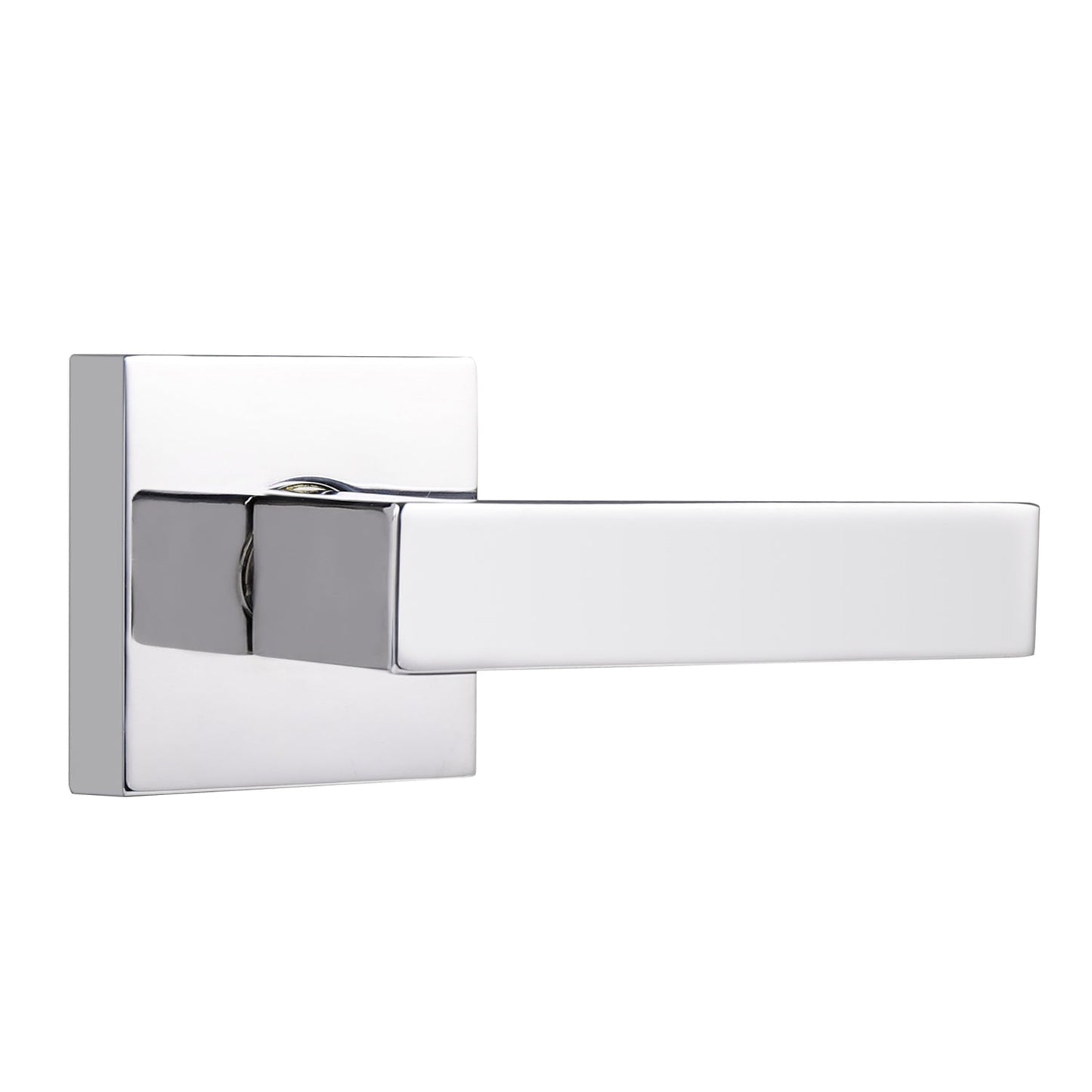 Heavy Duty Door Handles with Square Design Polished Chrome Finish DL01PC - Probrico