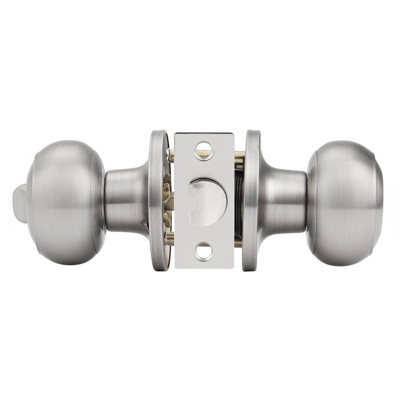 Flat Ball Knobs Keyed Alike/Entry Keyed/Privacy/Passage/Dummy Door Lock Knobs DL609SN Satin Nickel Finish - Probrico