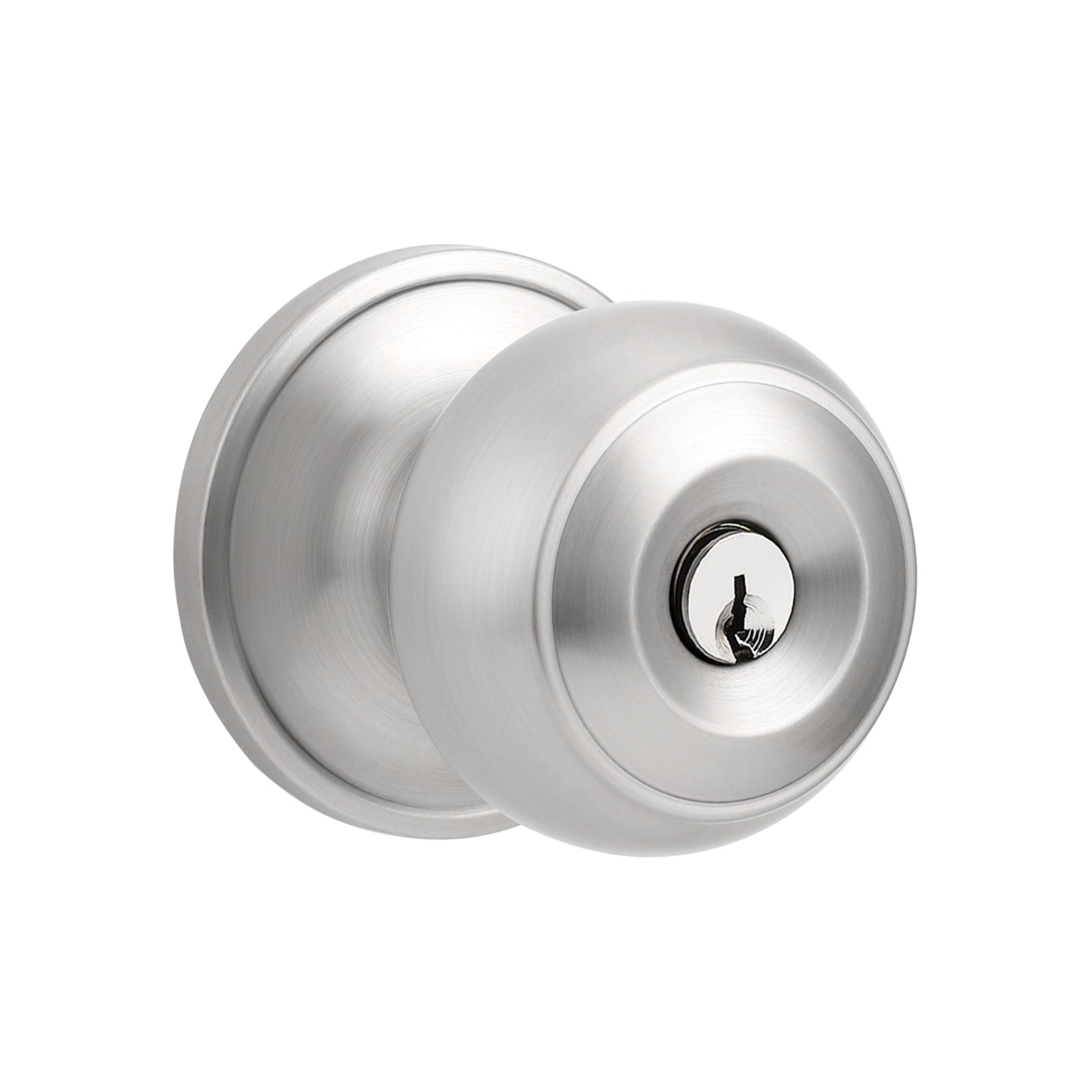 Interior Door Lock Brushed Nickel Finish Keyed Entrance/Privacy/Passage/Dummy Door Knobs DL609SN - Probrico