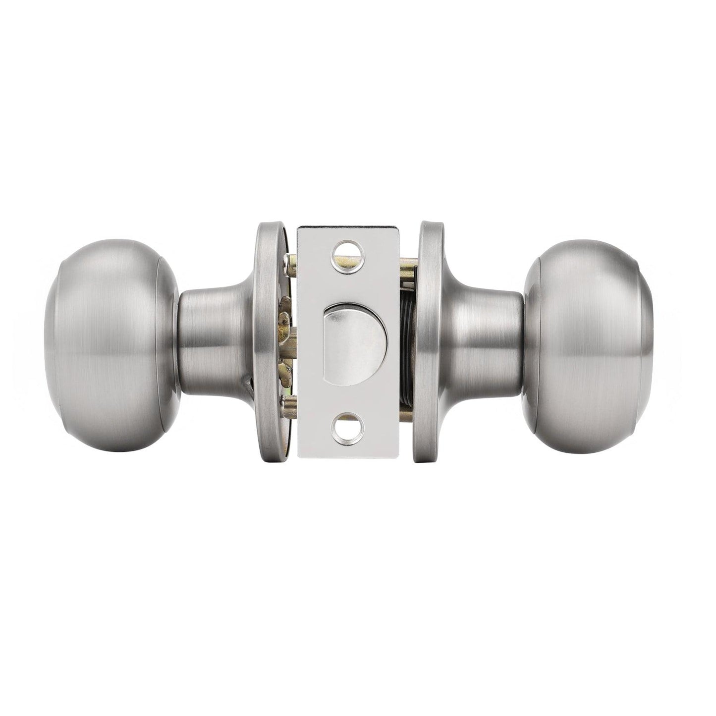 Flat Ball Knobs Keyed Alike/Entry Keyed/Privacy/Passage/Dummy Door Lock Knobs DL609SN Satin Nickel Finish - Probrico