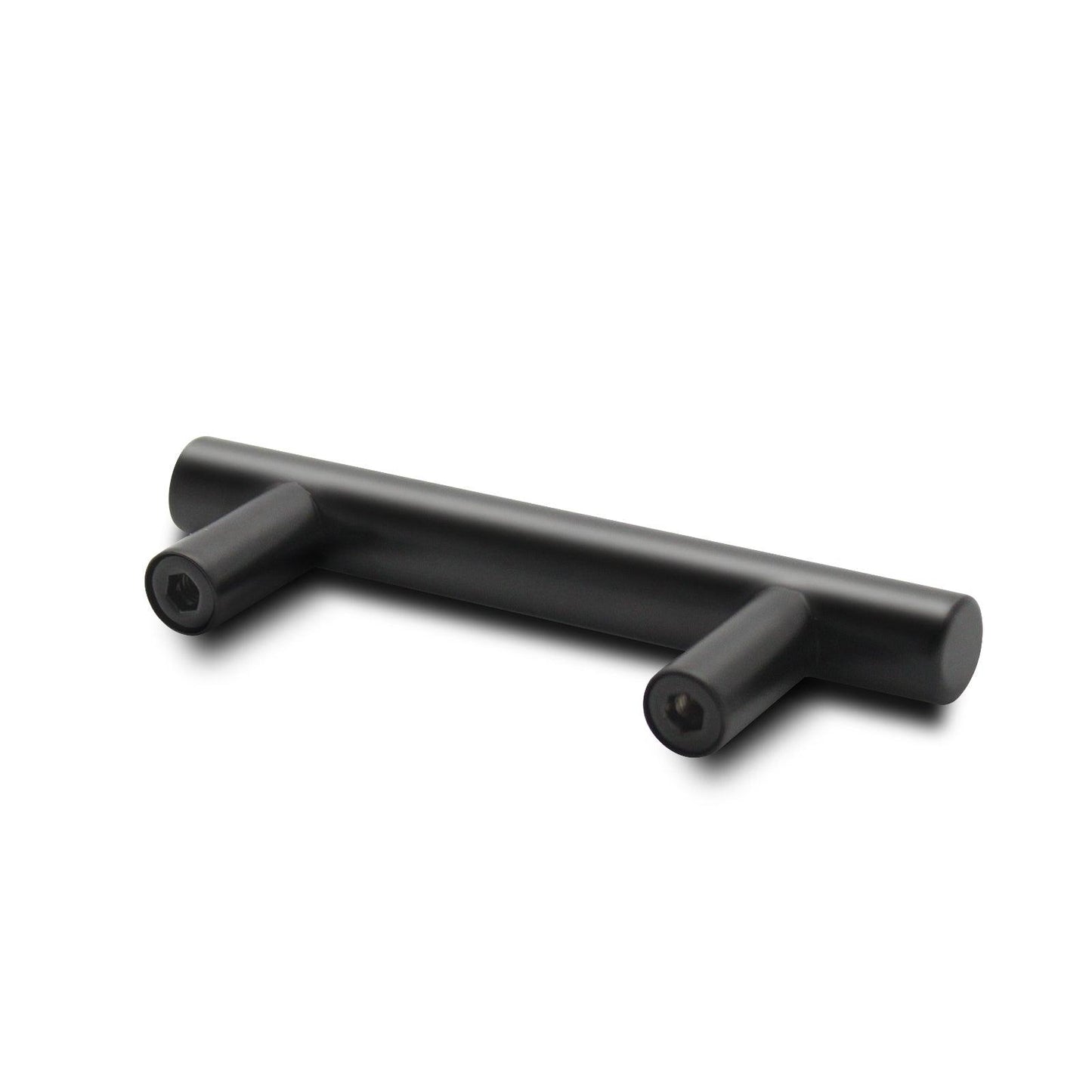 Modern T Bar Black Kitchen Cupboard Handles Cabinet Hardware Drawer Pulls 2"-10" PD3383HBK - Probrico