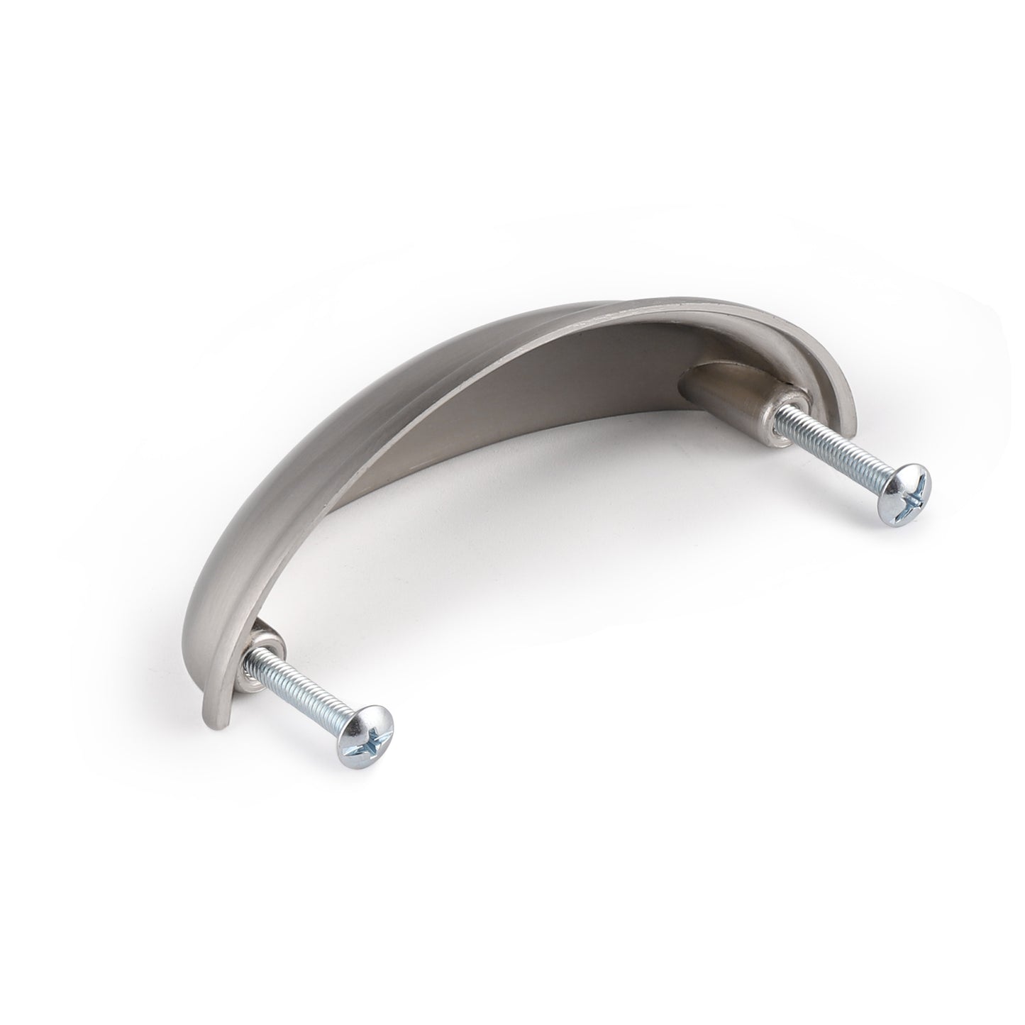 Satin Nickel Cup Pulls 76mm 3inch Hole Centers, Kitchen Cabinets Hardware PD82981 - Probrico