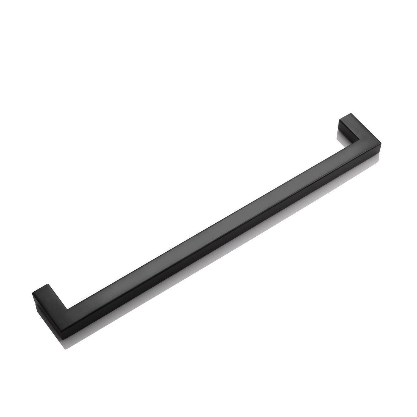 1/2" Square Bar Cabinet Handle Pulls Black Kitchen Hardware Drawer Pull and Knobs 2-12" PDDJS12HBK - Probrico