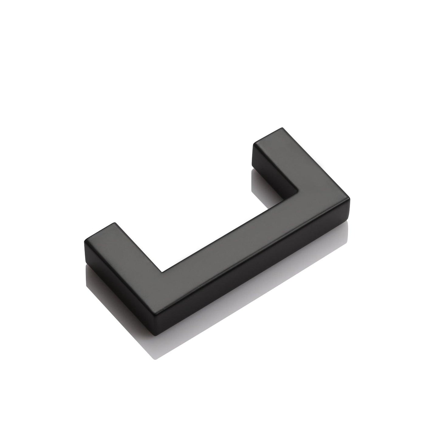 1/2" Square Bar Cabinet Handle Pulls Black Kitchen Hardware Drawer Pull and Knobs 2-12" PDDJS12HBK - Probrico