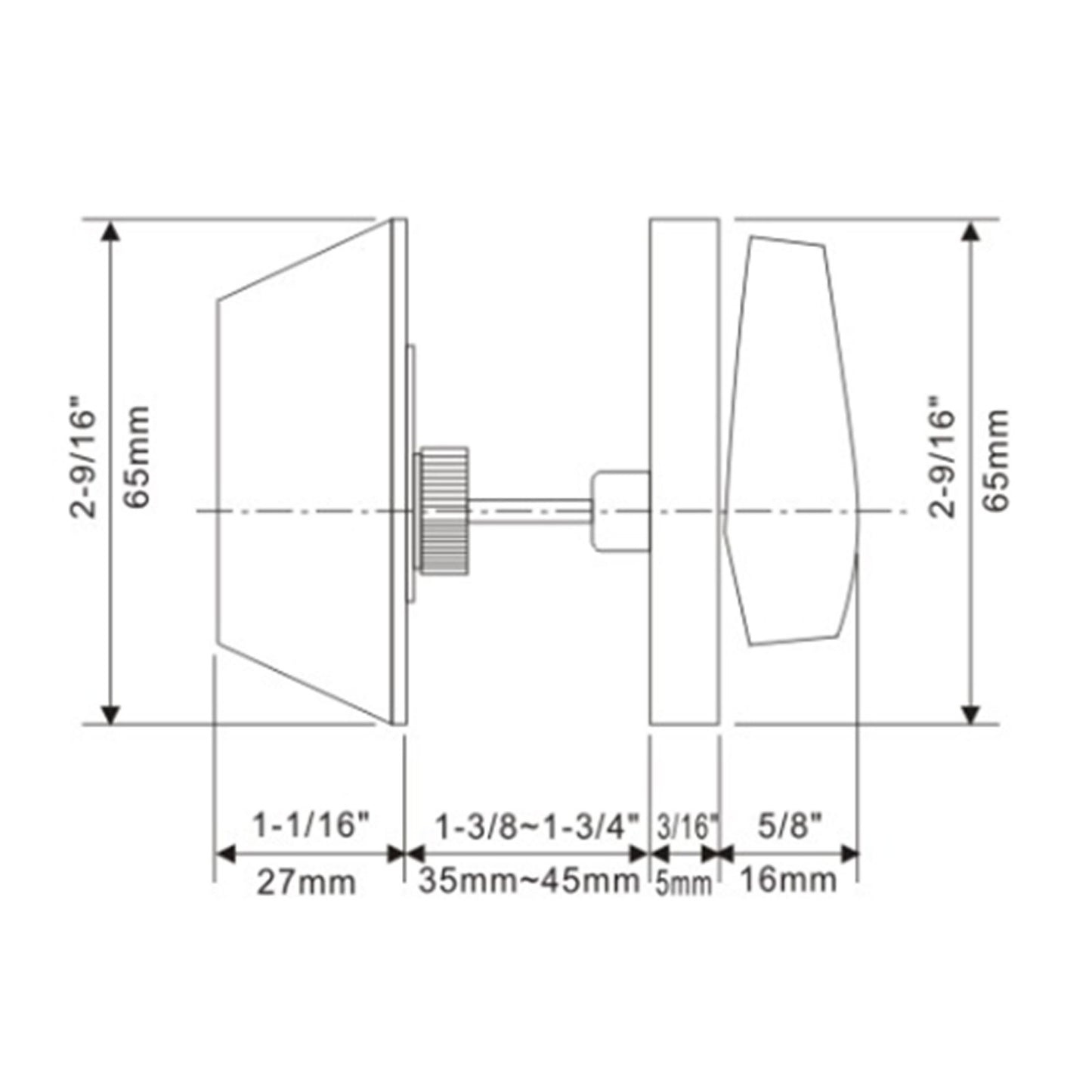 Keyed Entry Deadbolts Stainless Steel Double Cylinder Deadbolt Lock Brushed Nickel/Oil Rubbed Bronze Finish - Probrico