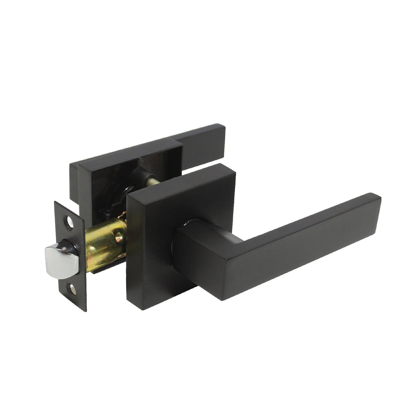 Black Door Handles Heavy Duty Keyed/Keyed Alike/Privacy/Passage/Dummy Door Lock Levers DL01BK - Probrico