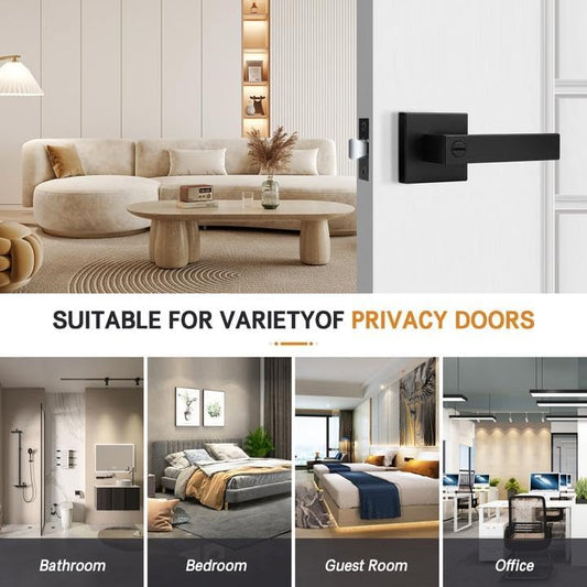 matte black door handles