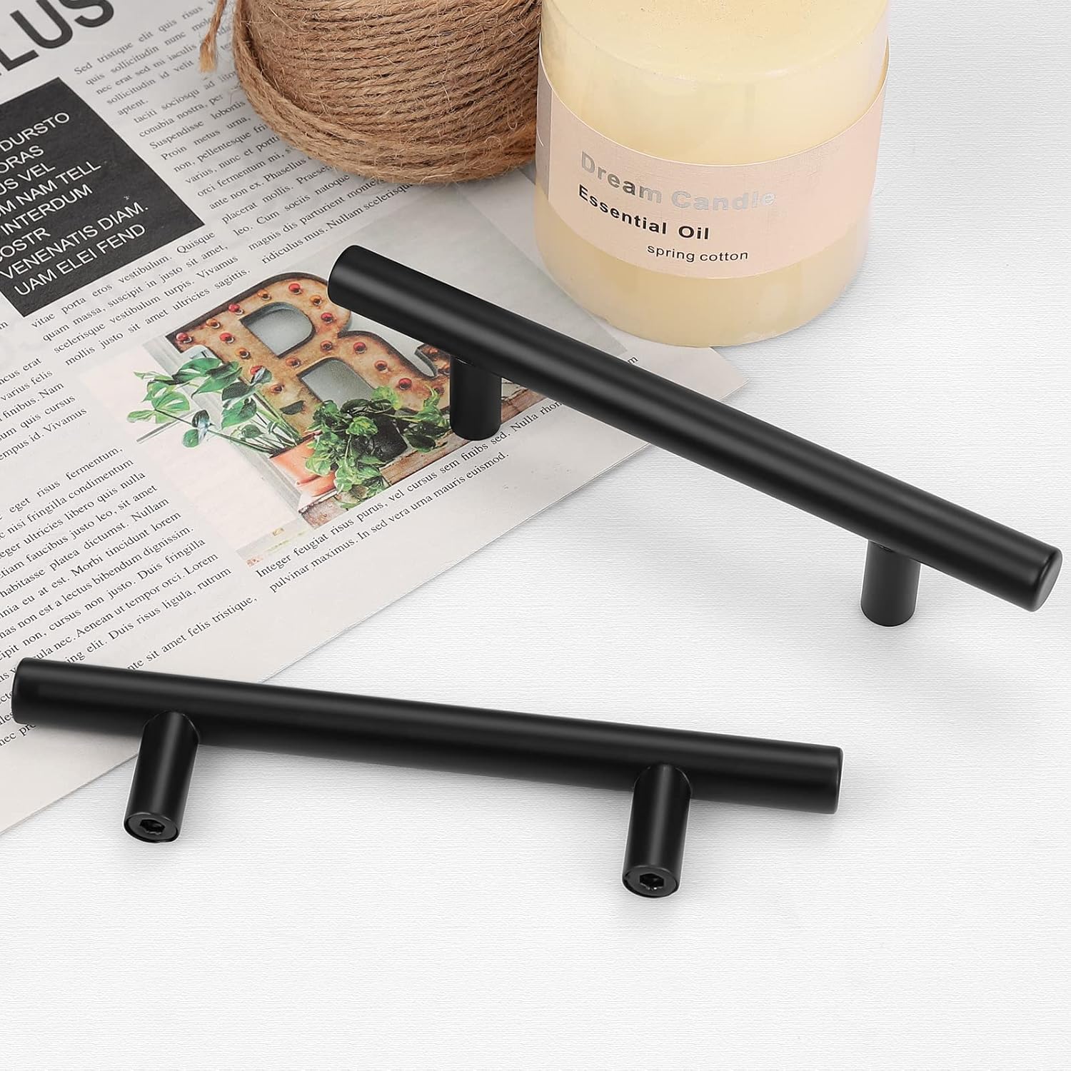 Euro T Bar Dresser Drawer Handles