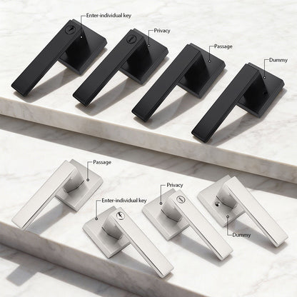 Probrico Wholesale Heavy Duty Keyed/Privacy/Passage/Dummy Square Style Door Handles