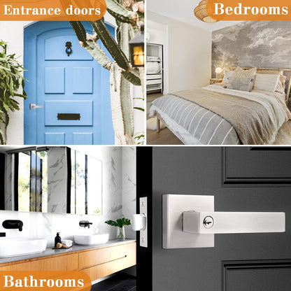 Satin Nickel Door Locks