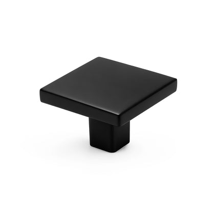 Probrico 5 Pack Brushed Nickel Cabinet Knobs Square Kitchen Cabinet Knobs, Zinc Solid Dresser Drawer Pulls Nickel Single Hole Knobs