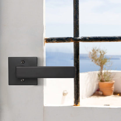 Black Door Handles Heavy Duty Keyed/Keyed Alike/Privacy/Passage/Dummy Door Lock Levers DL01BK