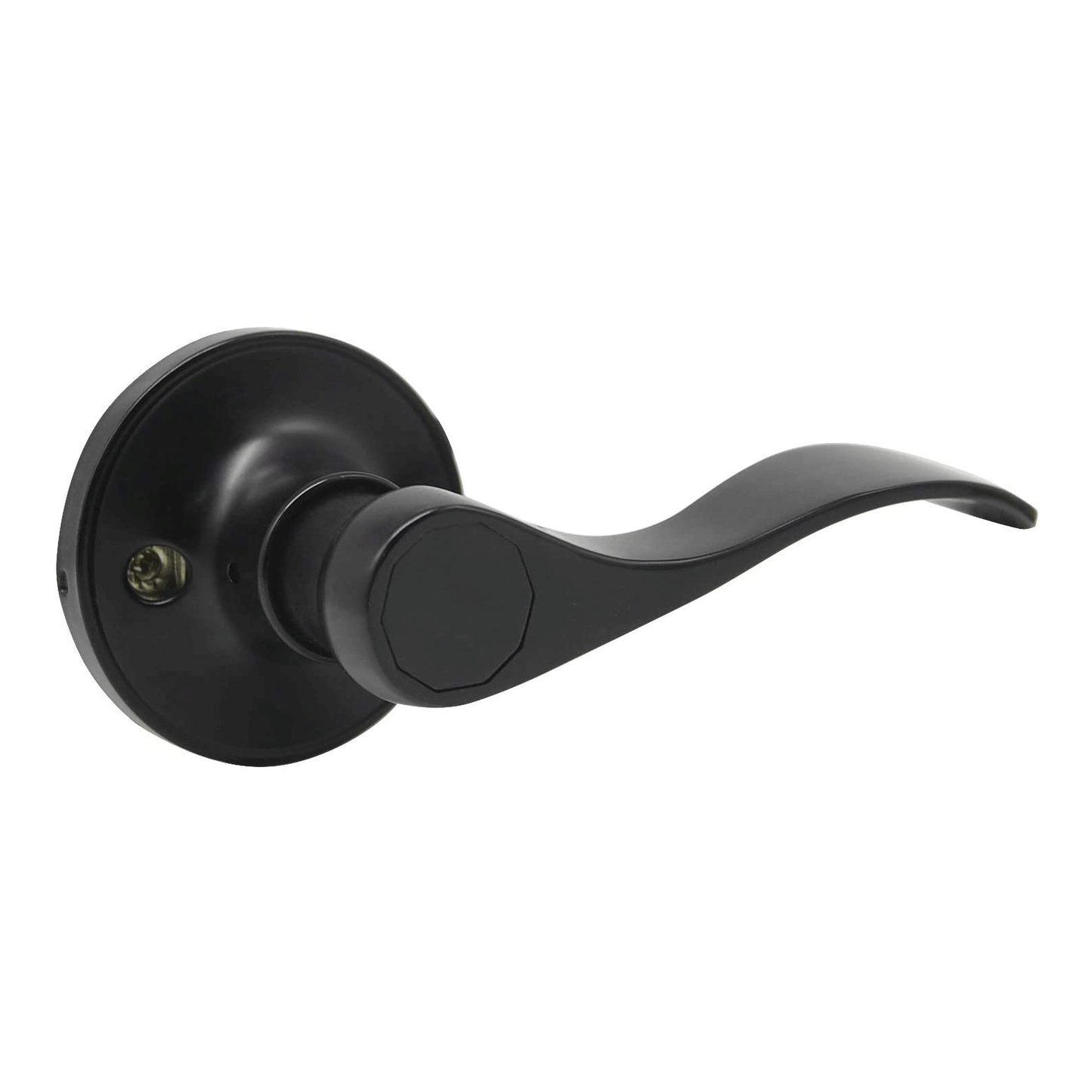 Black Door Handles Wave Style Levers, Entry Keyed/Privacy Lock/Passage/Dummy Function DL12061BK - Probrico