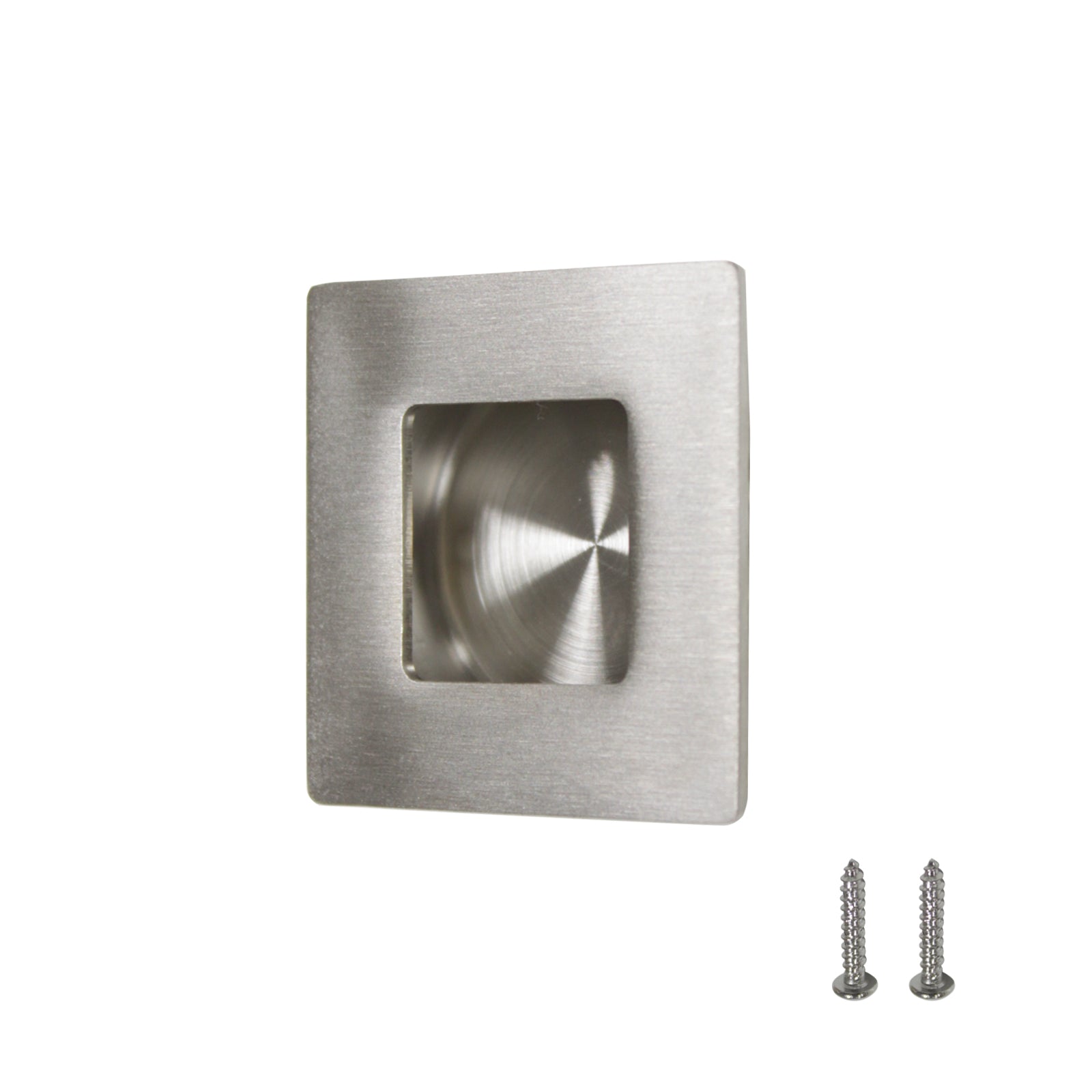 Square Style Recessed Flush Door Pulls 70mm, Stainless Steel