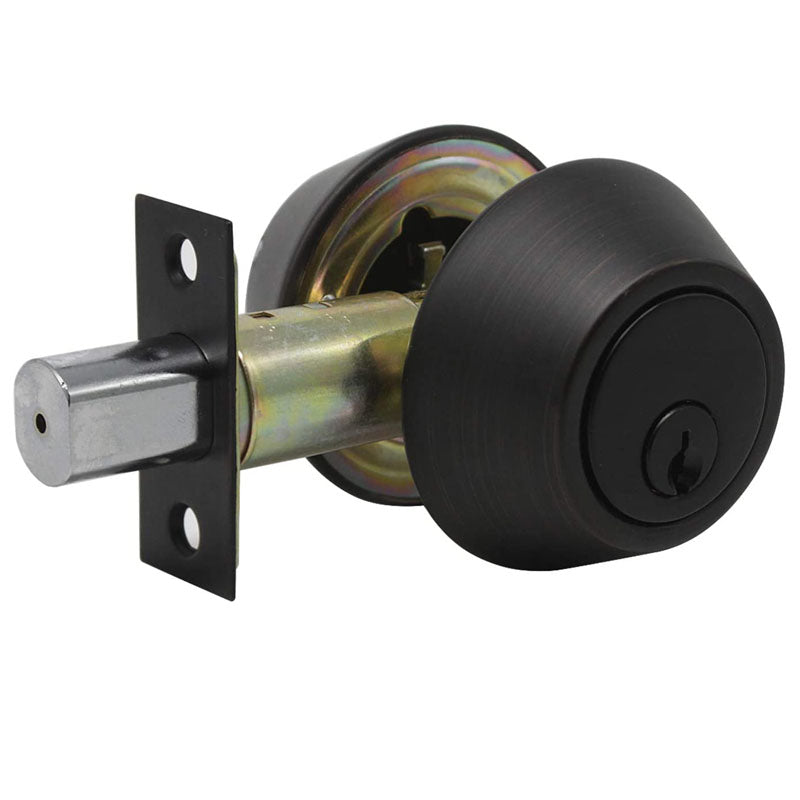 Satin Nickel Finish Double Cylinder Deadbolt Lock - Keyed Alike DLD102SN - Probrico