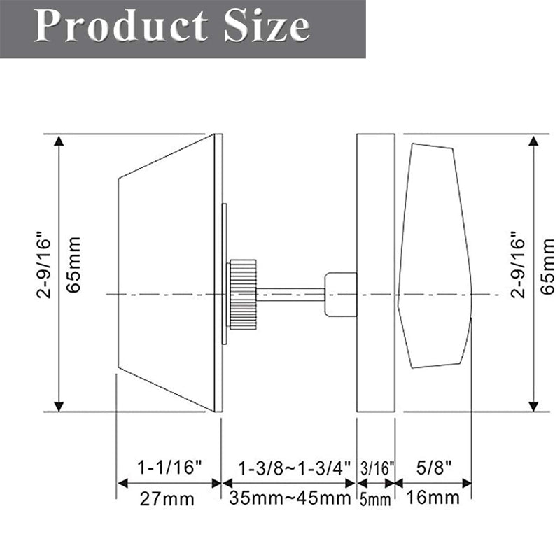 Single Cylinder Deadbolt Lock with Same Key, Oil Rubbed Bronze/Satin Nickel Keyed Door Lock DLD101 - Probrico