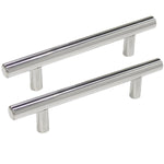 polished chrome cabinet handles