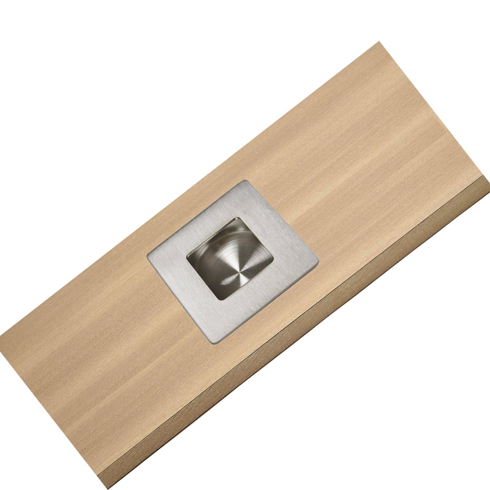 Stainless Steel Recessed Flush Door Pulls Square Style 50mm/70mm - Probrico