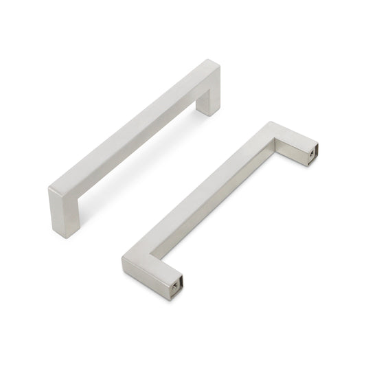 Cabinet Drawer Handles 5 inch 128mm Center to Center 5 Pack Brushed Stainless Steel Furniture Hardware - Probrico