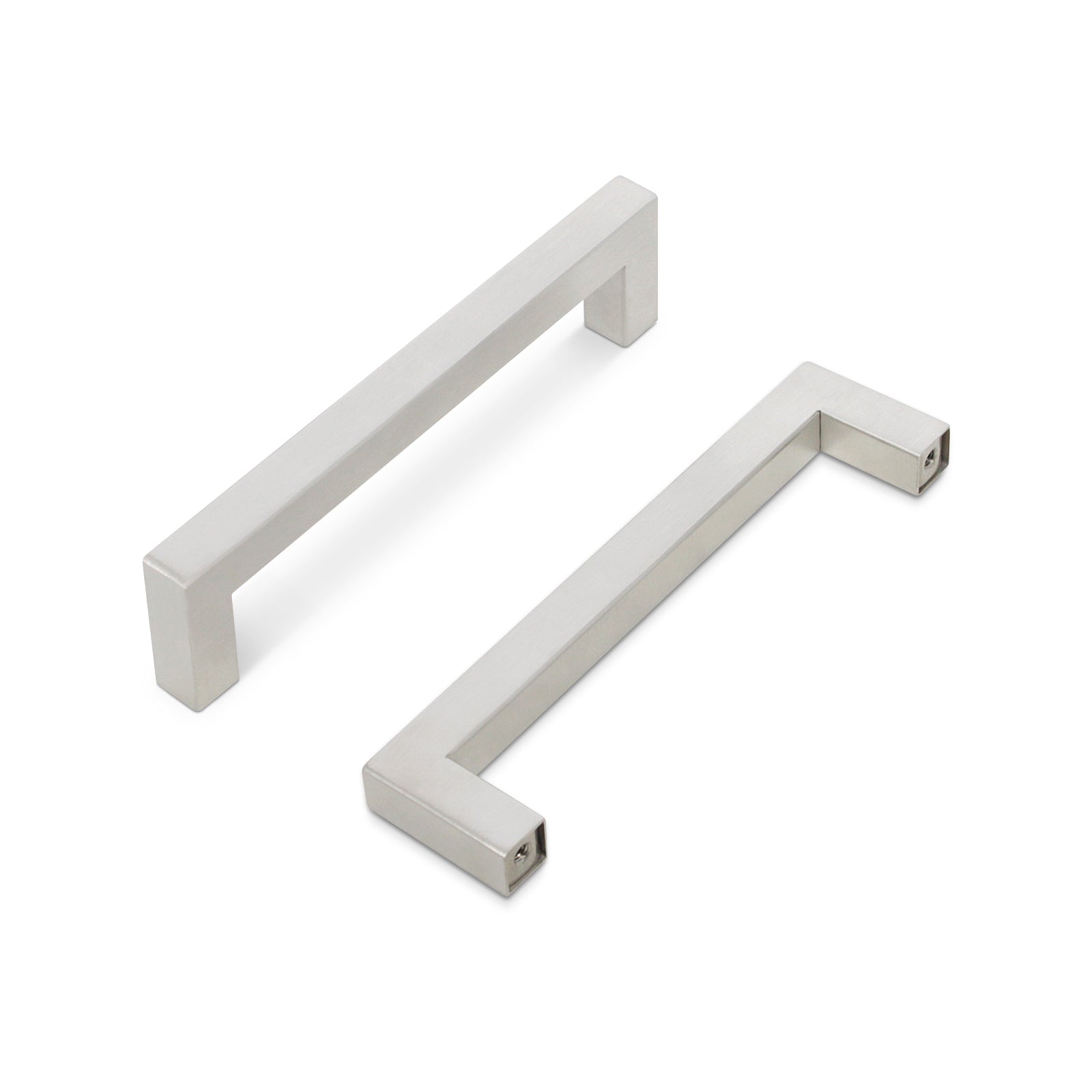 Cabinet Drawer Handles 5 inch 128mm Center to Center 5 Pack Brushed Stainless Steel Furniture Hardware