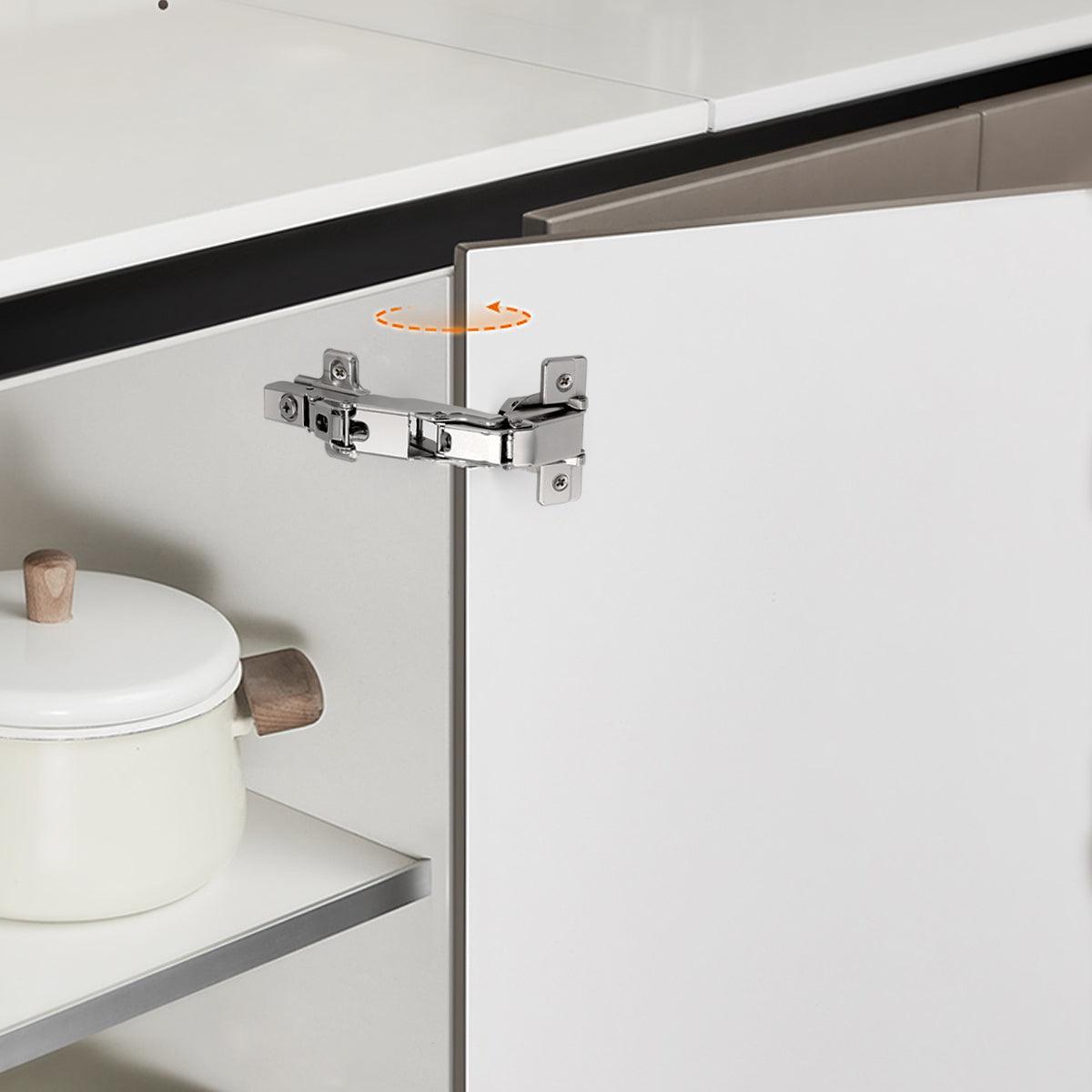 Full Overlay 165 Degree Opening Hinges For Cabinet without Frame, Soft Close Cabinet Door Hinges CHW093HA