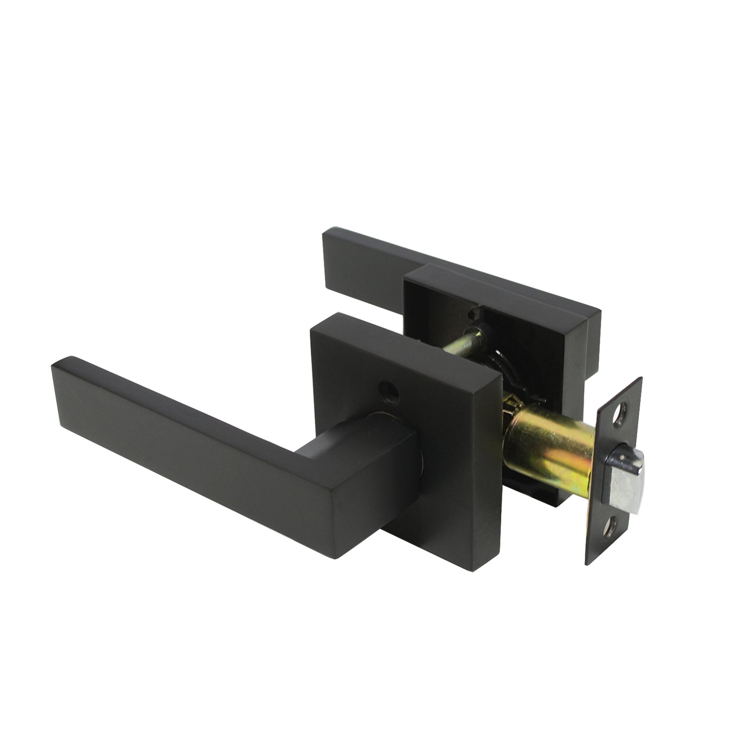 Black Door Handles Heavy Duty Passage Levers for Closet Hallway DL01BKPS - Probrico