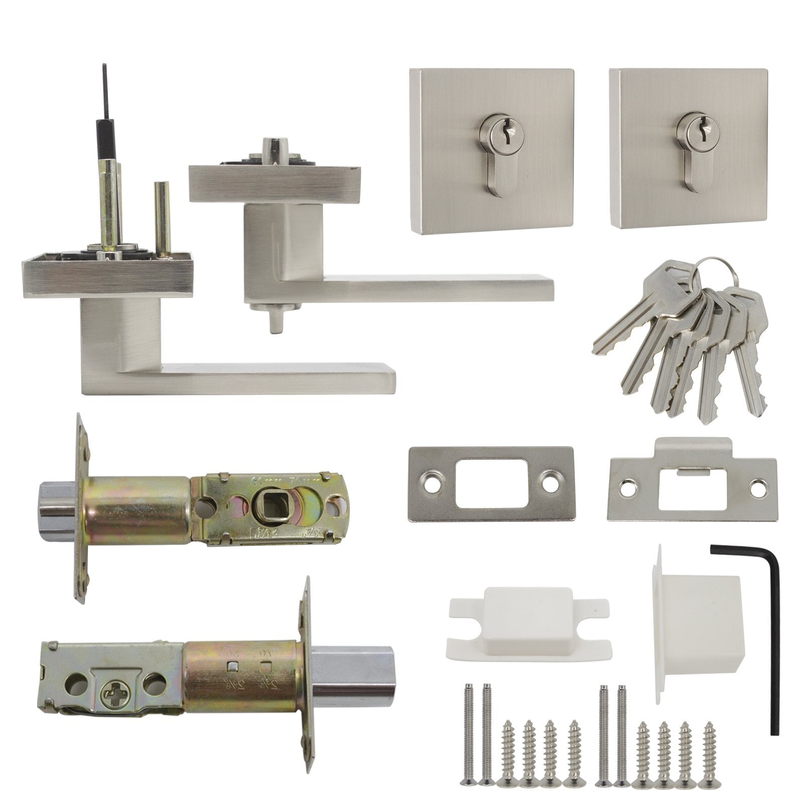 interior door lever lock