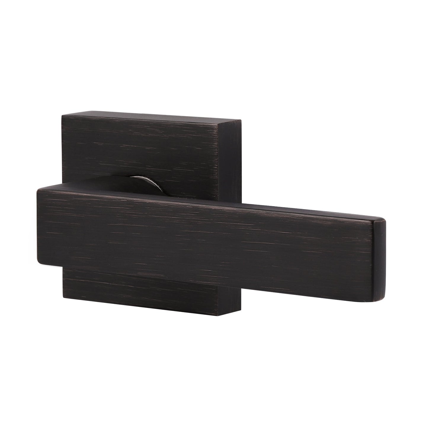 Heavy Duty Door Handles with Square Design Oil Rubbed Bronze Finish DL01ORB - Probrico