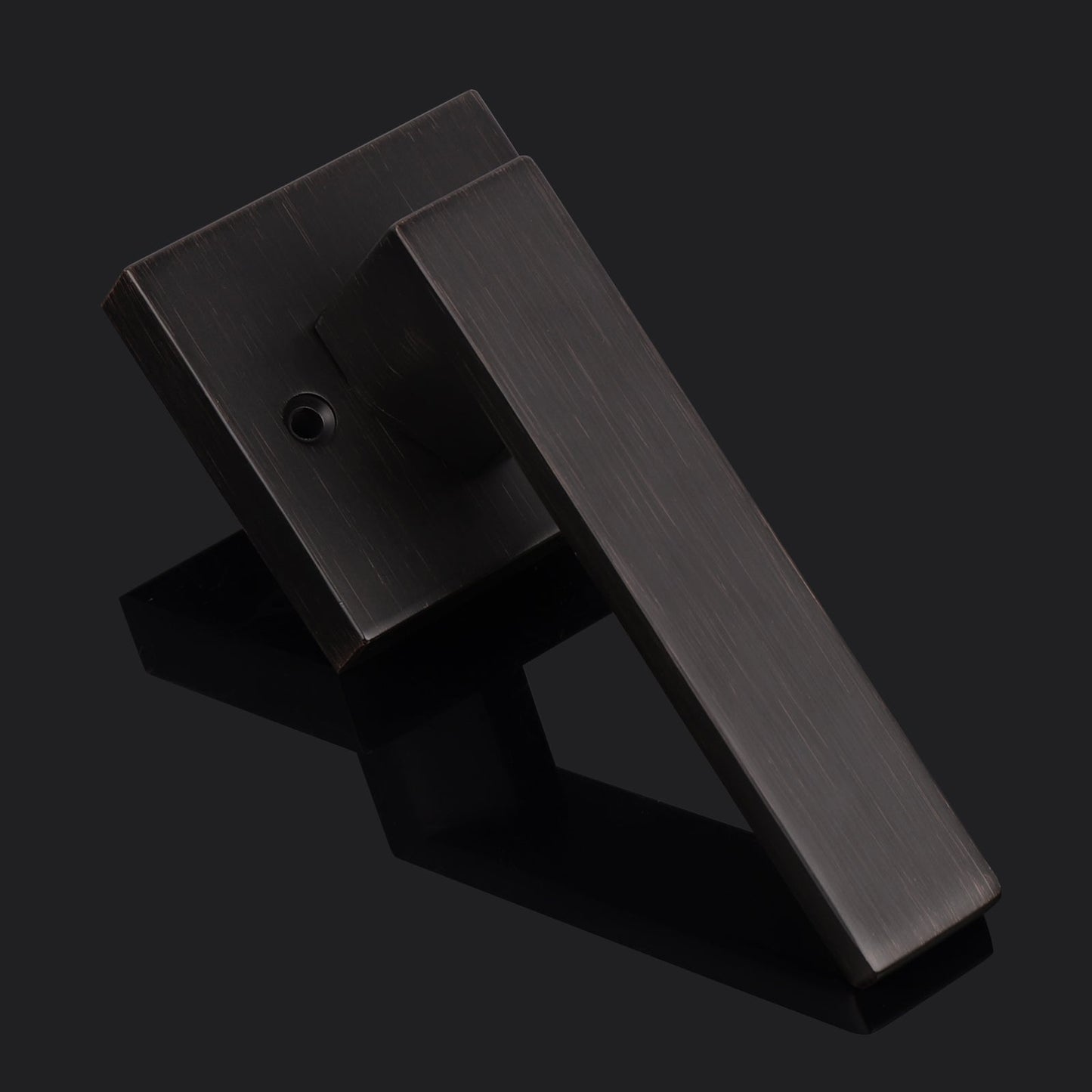 Heavy Duty Door Handles with Square Design Oil Rubbed Bronze Finish DL01ORB - Probrico