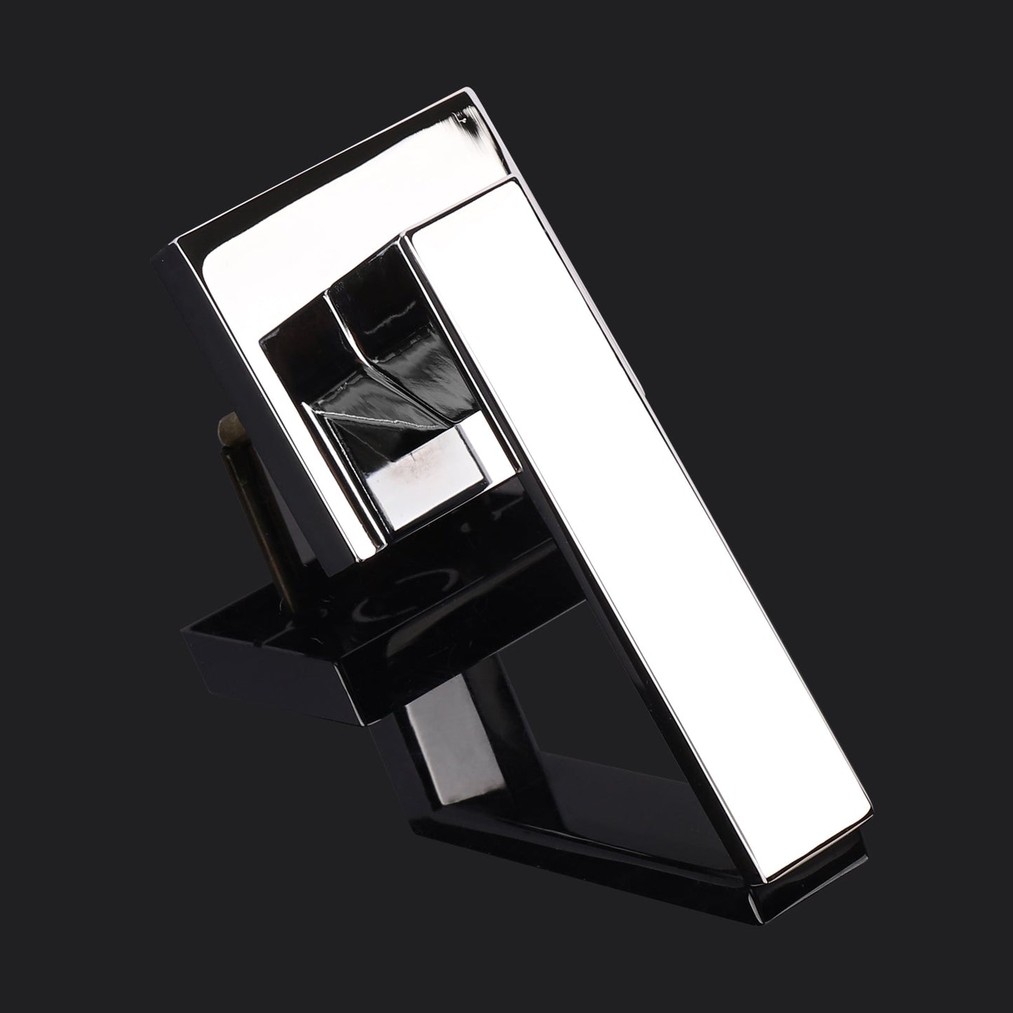 Heavy Duty Door Handles with Square Design Polished Chrome Finish DL01PC - Probrico