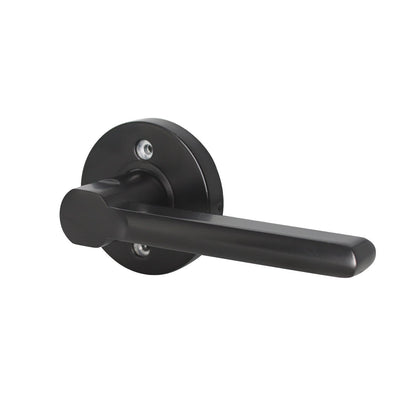 Heavy Duty Door Handles Black Finish, Straight Lever Style Door Lever, Entry Keyed Alike/Privacy Lock, Passage/Dummy HandleDL1637BK - Probrico