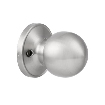 Satin Nickel Round Ball Knobs Keyed Entry/Privacy/Passage/Dummy Door Lock Knob, Satin Nickel Finish DL607SN - Probrico