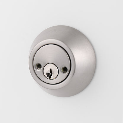 Keyed Alike Entry Door Lock Knob with Double Cylinder Deadbolt, Satin Nickel Finish Combo Pack - DL609ET-102SN - Probrico