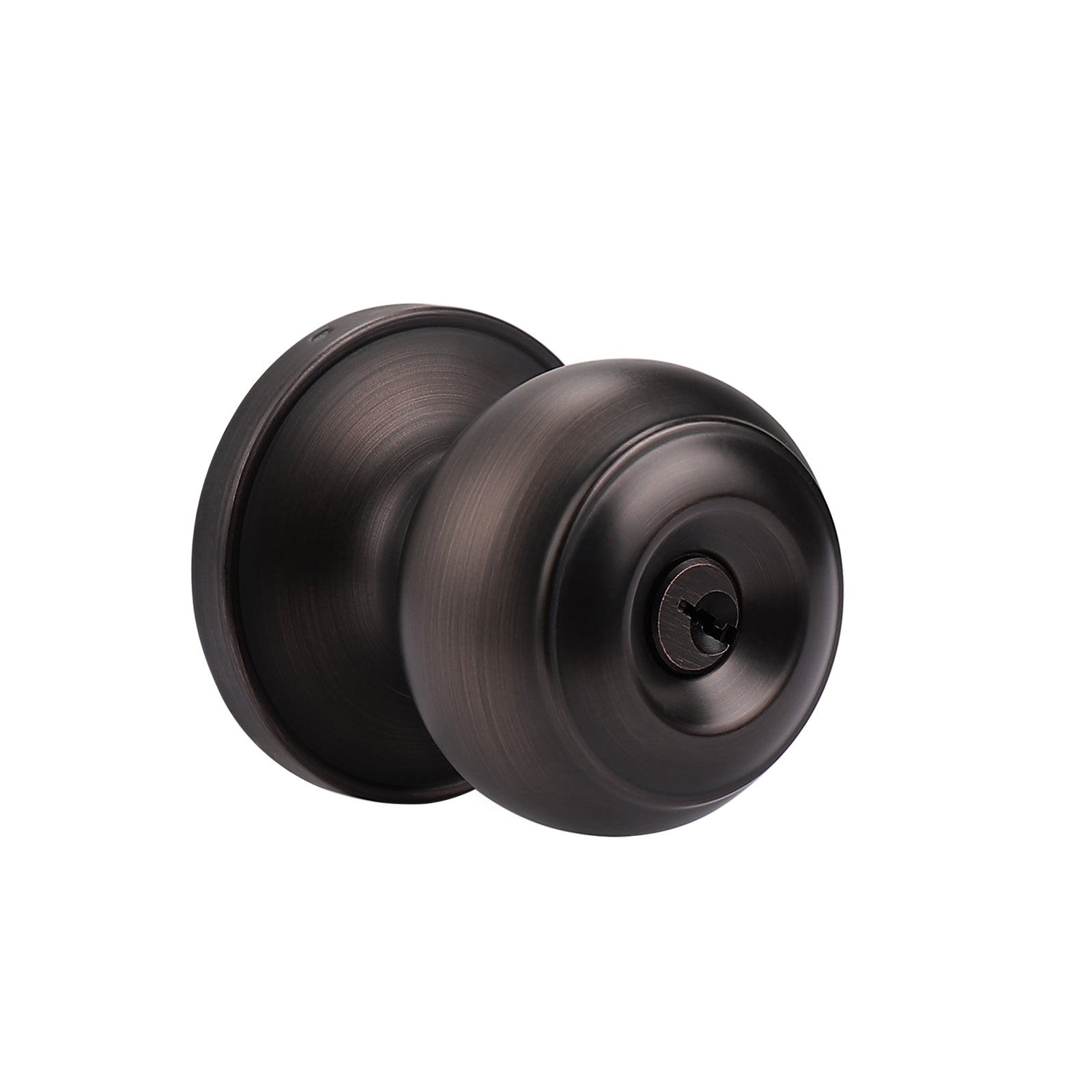 Door Lock Knobs Entrance/Passage/Dummy/Privacy Locks Oil Rubbed Bronze Finish DL609ORB