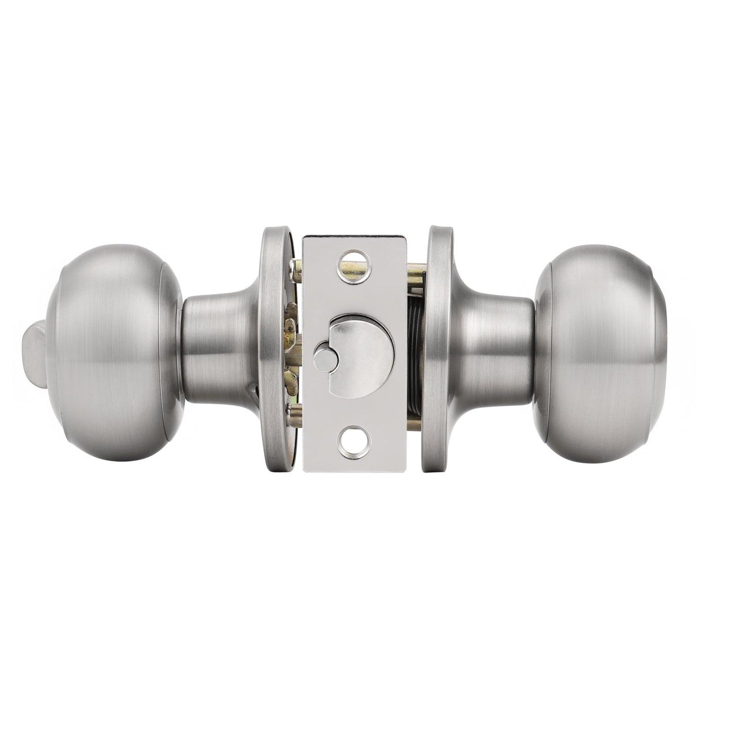 Flat Ball Knobs Keyed Alike/Entry Keyed/Privacy/Passage/Dummy Door Lock Knobs DL609SN Satin Nickel Finish - Probrico