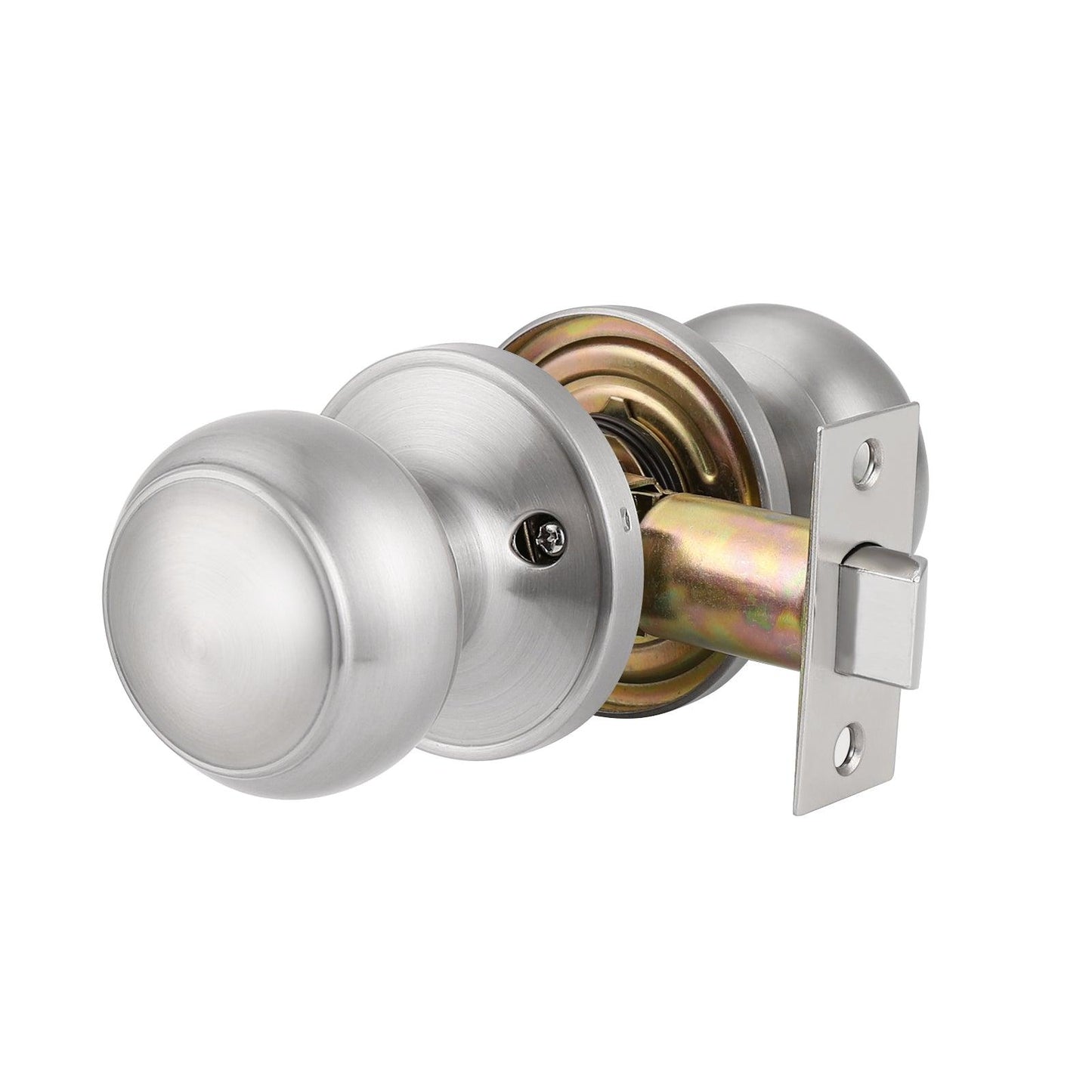 Flat Ball Knobs Keyed Alike/Entry Keyed/Privacy/Passage/Dummy Door Lock Knobs DL609SN Satin Nickel Finish - Probrico