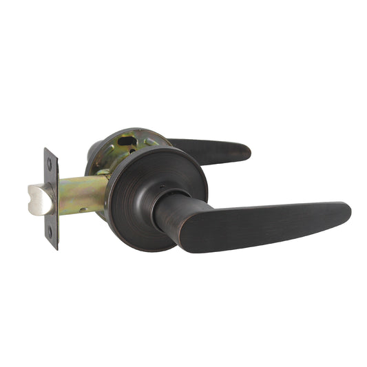 Passage Door Lever set for Closet and Hall, Leaf Style, Oil Rubbed Bronze finish DL815ORBPS - Probrico