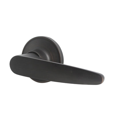 Passage Door Lever set for Closet and Hall, Leaf Style, Oil Rubbed Bronze finish DL815ORBPS