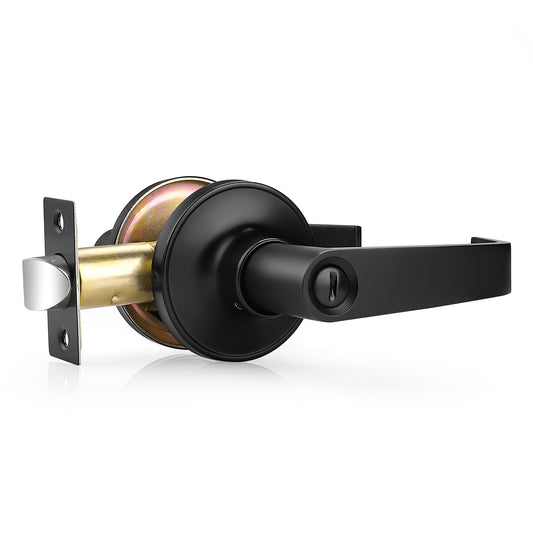 Probrico Black Privacy/Passage Door Lever Function Door Lever Lock DL850ABK
