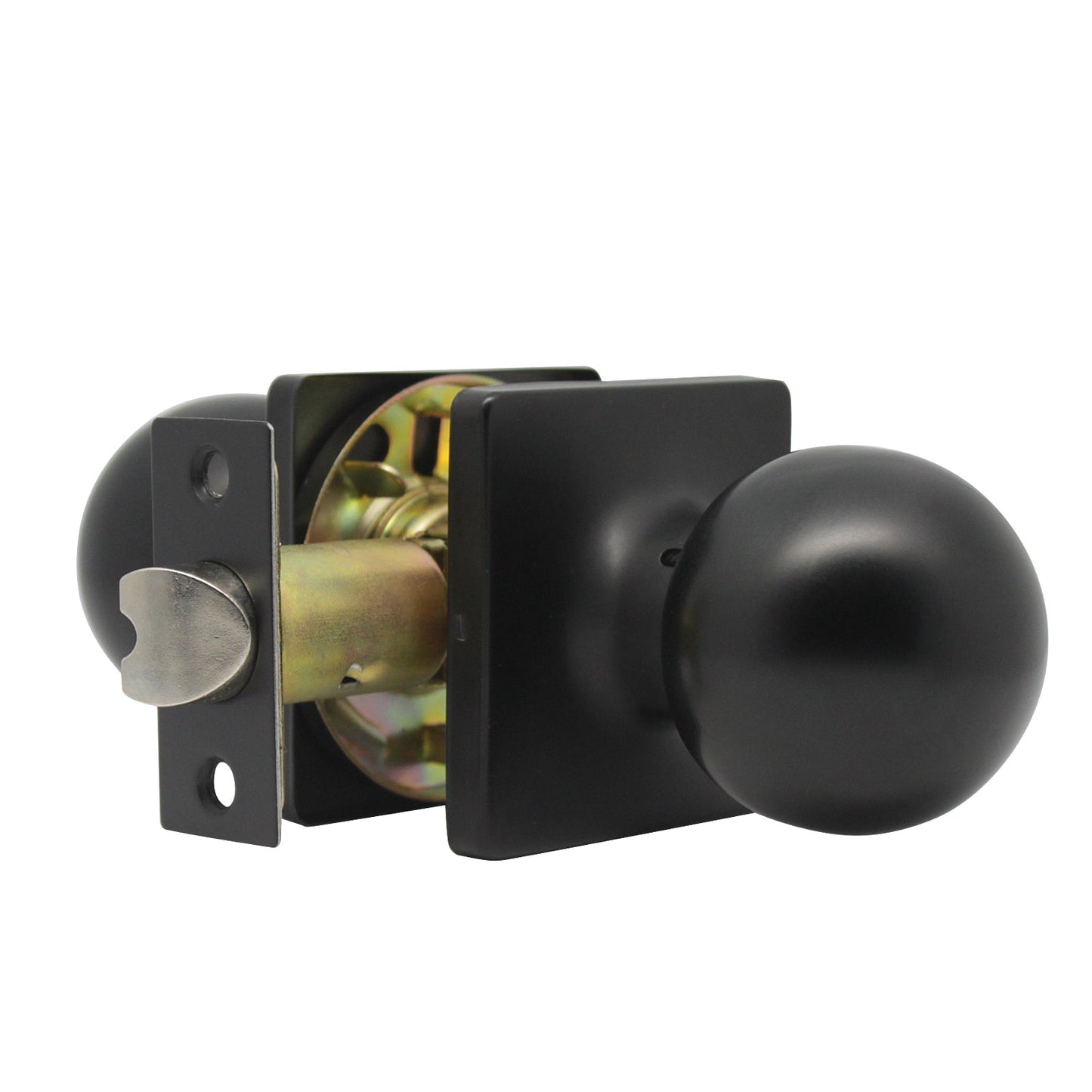 Probrico Black Finish Ball Passage Door Knobs for Closet and Hallway 10 Packs - Probrico