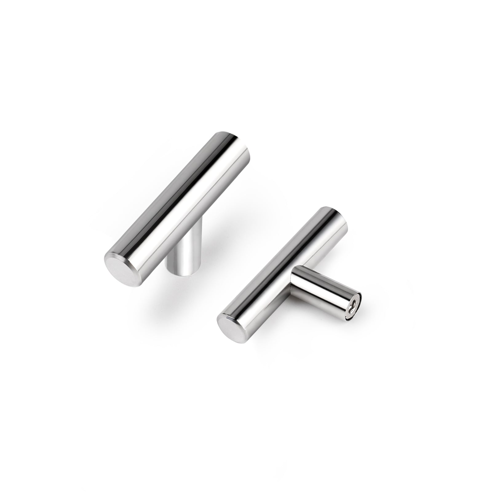 Polished Chrome T Bar Cabinet Knobs 2inch 50mm Lenght PS201HPC