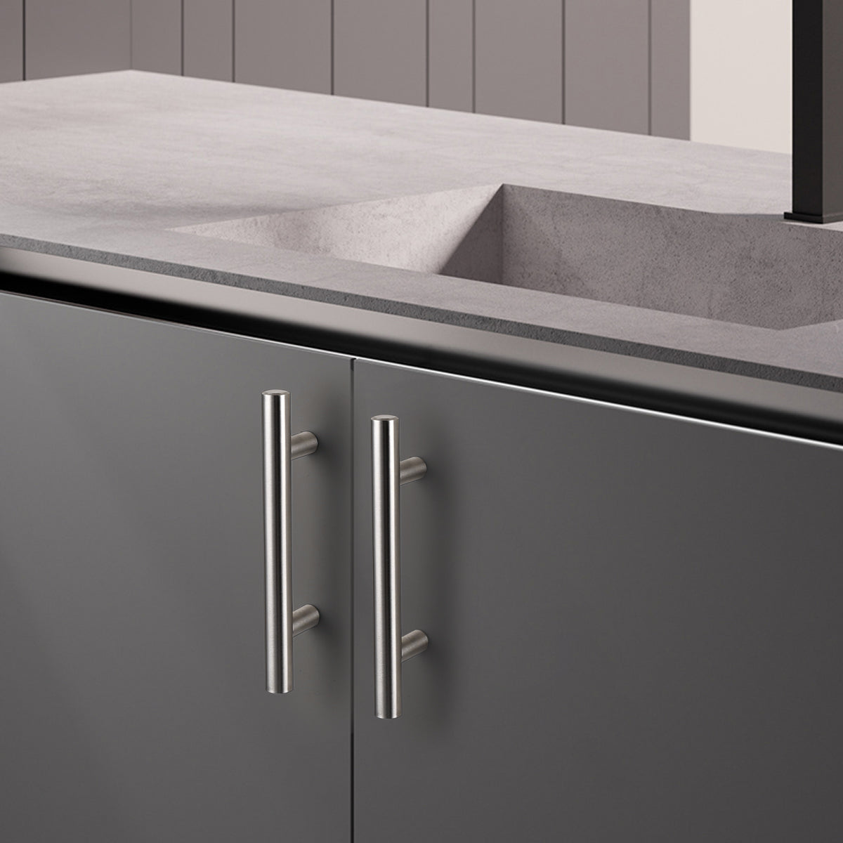 Probrico Stainless Steel Cabinet Handles Brushed Nickel Kitchen Hardwa