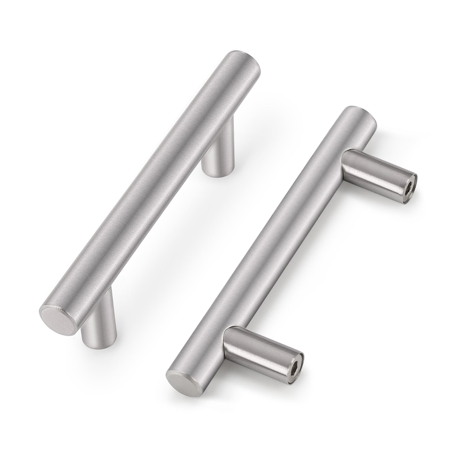 Probrico Stainless Steel Cabinet Handles Brushed Nickel Kitchen Hardware Drawer Pulls 3" PD201HSS76-1000 pack - Probrico