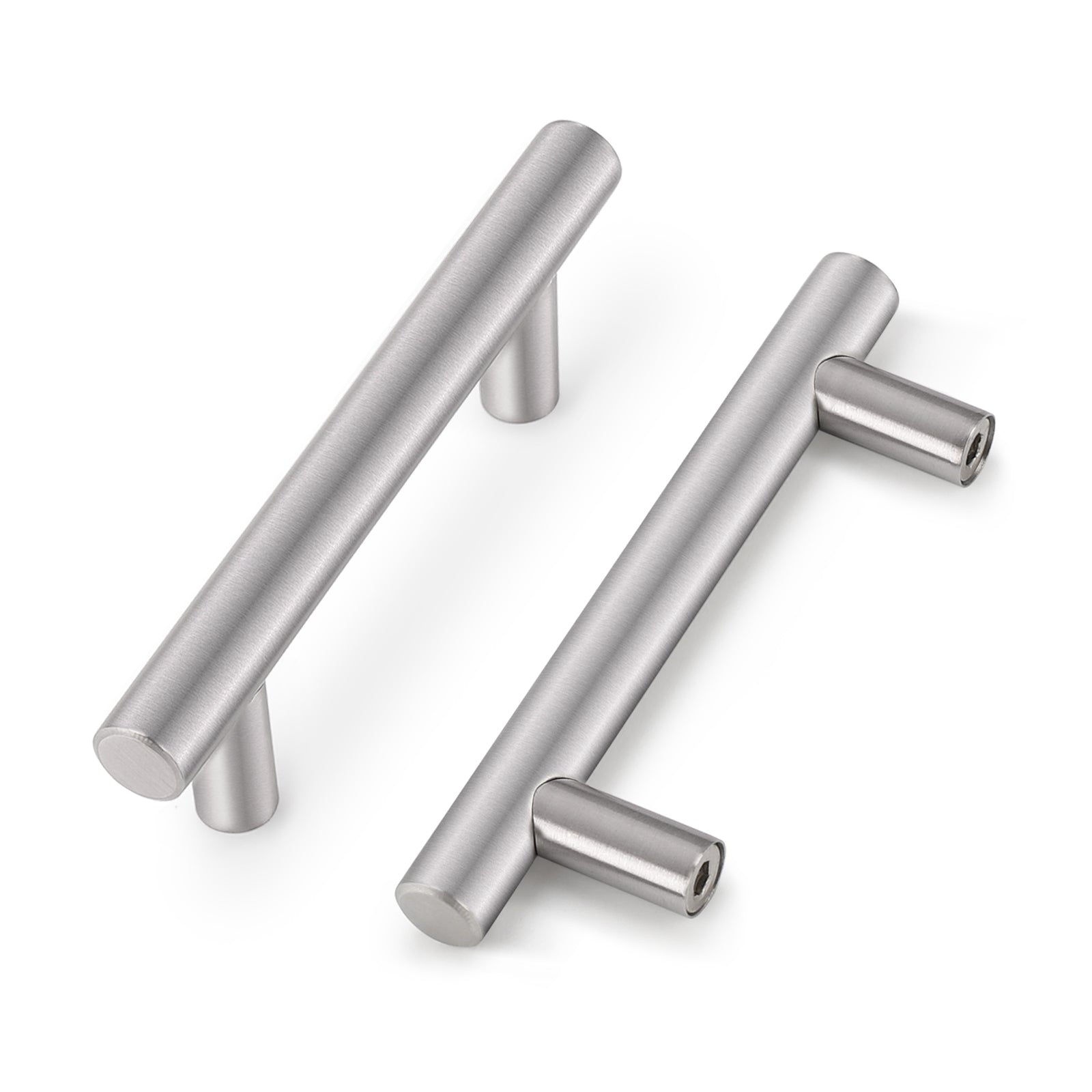 Probrico Stainless Steel Cabinet Handles Brushed Nickel Kitchen Hardware Drawer Pulls 3" PD201HSS76-1000 pack